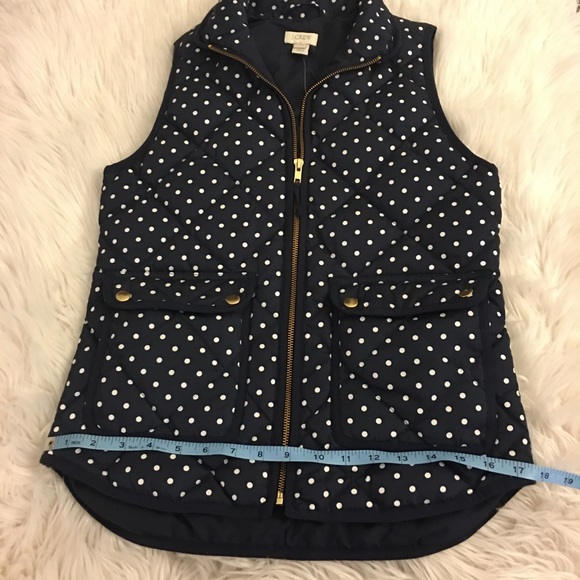 J. Crew | polka dot | excursion | quilted vest - Picture 9 of 13